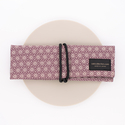 Saki Roll Pen Case with Japanese Fabric Purple