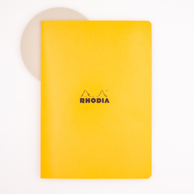 Rhodia Staplebound Notebook A4 Dot Orange