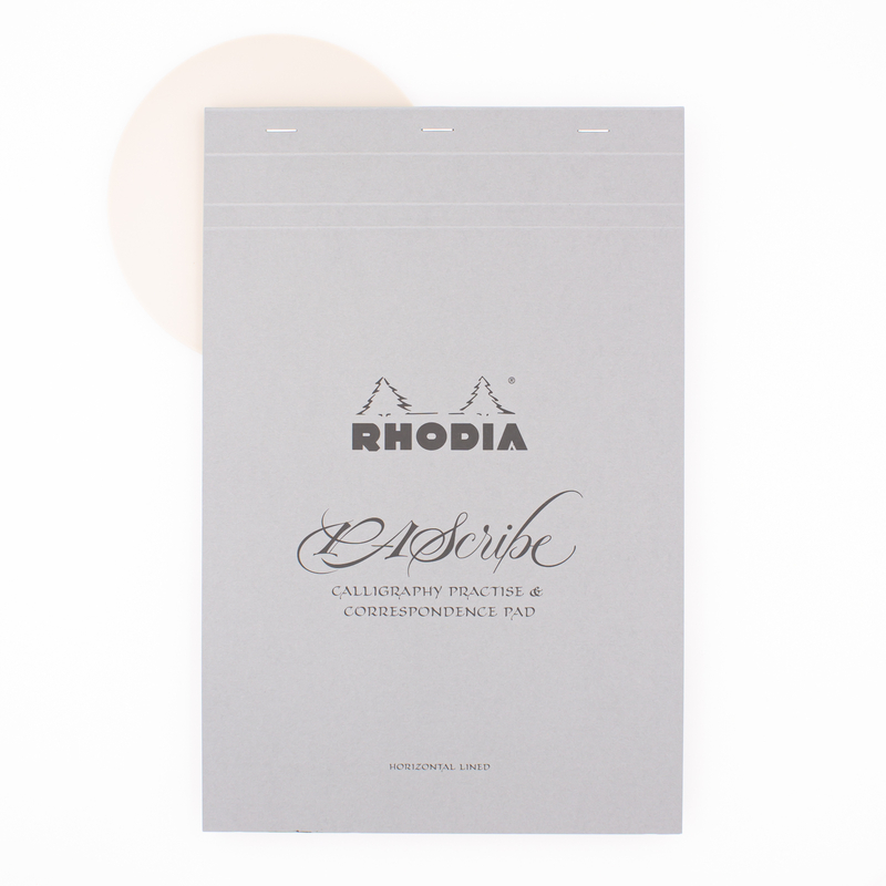 Rhodia x PAScribe Grey Maya Calligraphy Practise & Correspondence Pad