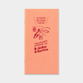 Traveler's Notebook B-Sides & Rarities Refill Regular Size Sticker Release Paper Edizione Limitata