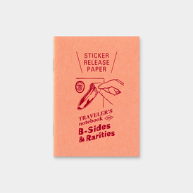 Traveler's Notebook B-Sides & Rarities Refill Passport Size Sticker Release Paper Edizione Limitata