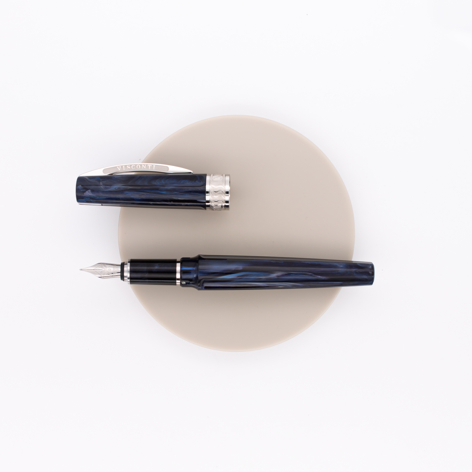 Blu notte colore Visconti Mirage Penna stilografica con pennino medio in acciaio 