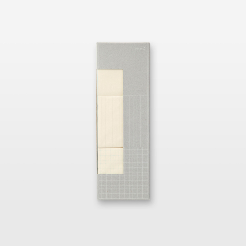 MD Paper Block Memo Pad 3 Type Set Midori 70th Anniversary Limited Edition