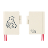 Hobonichi Techo Original A6 Izumi Shiokawa: Polar Bear - Tender Heart Set Cover + 2023 Diary