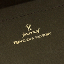 Traveler's Factory Paper Cloth Zipper Case Passport Size Olive