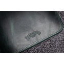 Galen Leather Portapenne in Pelle con Zip 20 Posti Crazy Horse Forest Green