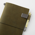 Traveler's Notebook Refill 016 Regular and Passport Size Pen Holder Olive