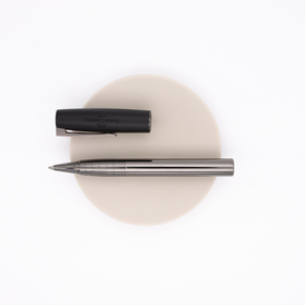 Faber Castell Loom Gunmetal Rollerball Pen Polished Black