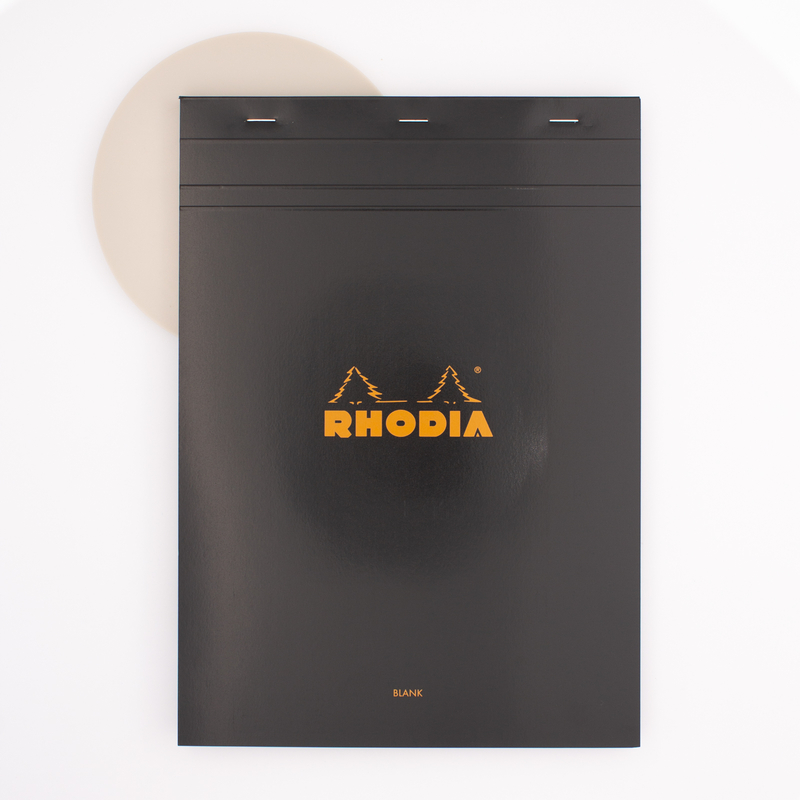 Rhodia Pad no.18 A4 Blank Black