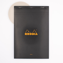 Rhodia Pad no.19 A4+ Blank Black