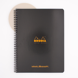 Rhodia Wirebound Notebook A4+ Dot Black