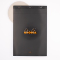 Rhodia Pad n°19 A4+ Lined Black