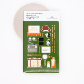 Traveler's Notebook Cartella Trasparente Passport Size in Edizione Limitata 2020